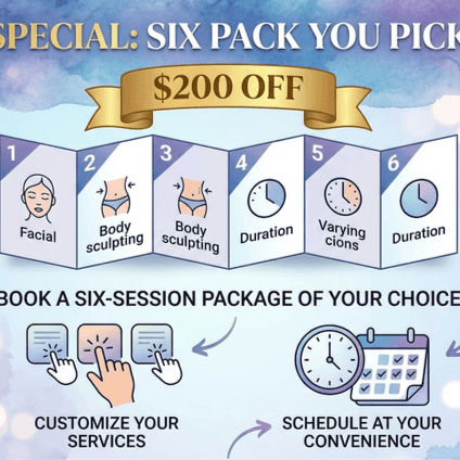 6 Pack — You Pick at Body By Me Body Sculpting in Carlsbad, CA