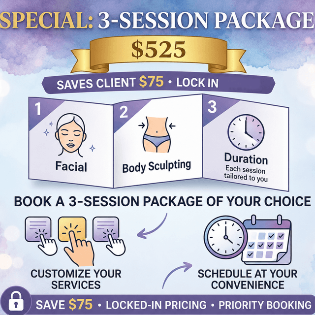 Special: Three pack you pic $75 off at Body By Me Body Sculpting in Carlsbad, CA